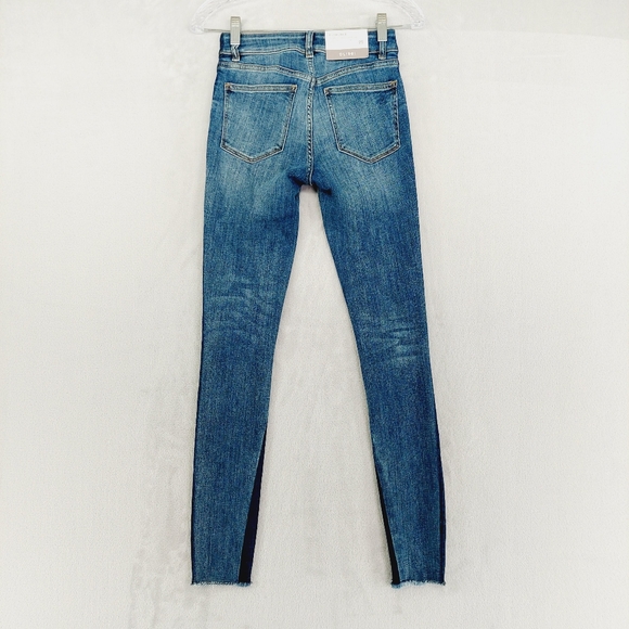 New DL1961 Florence Mid rise Instasculpt Side Stripe Skinny Jeans  P277 - Picture 5 of 11